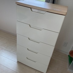 アイリスオーヤマ　ウッドチェスト　収納　5段