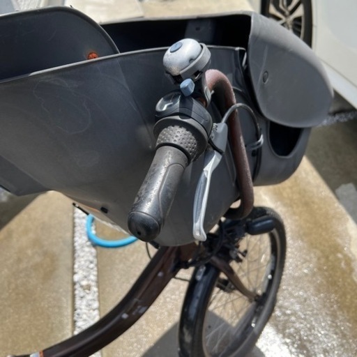 電動自転車　前後子供シート付き