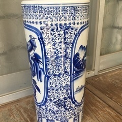 引取先決定●古許窯菊水作●有馬焼傘立ての画像