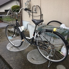 自転車　26インチ　6変速　黒