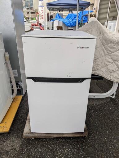 冷蔵庫 ハイセンス HR-B95A 2017年製 93L【3ヶ月保証★送料に設置込】自社配送時代引き可※現金、クレジット、スマホ決済対応※