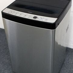 Haier/ハイアール アーバンカフェ ステンレスブラック 全自動洗濯機 7.0kg JW-XP2C70F 2019年製   中古家電 店頭引取歓迎 R5939)