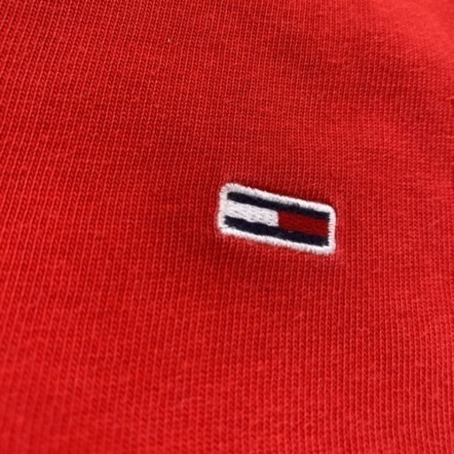  jeans  トミージーンズ　ビッグロゴ　Tシャツ　赤　S レア TOMMY - tommy jeans トミージーンズ ビッグロゴ Tシャツ 赤 S レアの