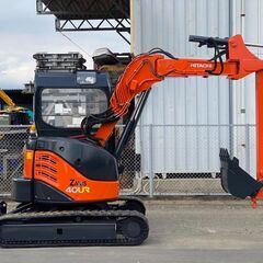 日立 ZX40UR-3 4トンクラス アームクレーン0.99t吊り ロングアーム X