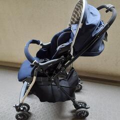 決まりました。美品 Conbi A型ベビーカーメチャカーゴ