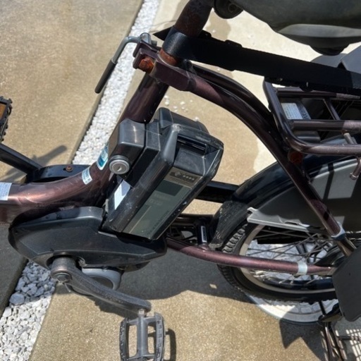 電動自転車　前後子供シート付き