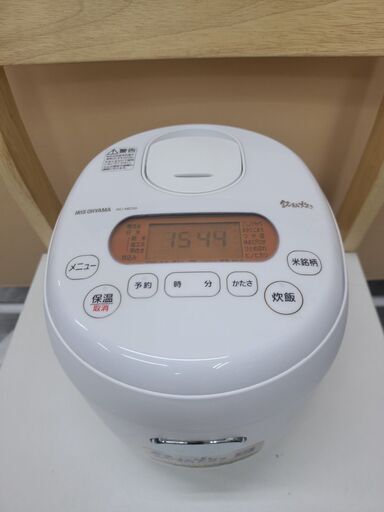 アイリスオーヤマ　炊飯器　3合炊　RC-MD30　2021年製　H059