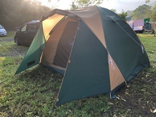 【ファミリーテント】コールマン(グランドシート&椅子2脚付)