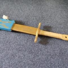 忍者刀76cm木製  自分で色付け済の画像