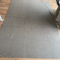 200✖️240ニトリ　絨毯　じゅうたん　折りたたみカーペット　フレムの画像
