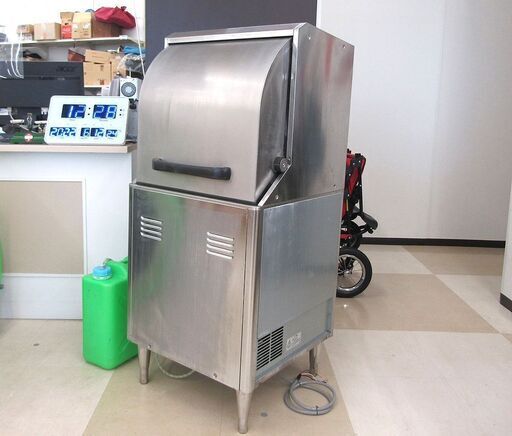 札幌市近郊配送/引取限定 HOSHIZAKI/ホシザキ 業務用食器洗浄機 JWE-450RUA3-R 2008年製 食洗機 厨房機器 小形ドアタイプ 右向き 三相200V 現状品