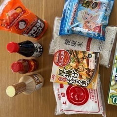 お話中　食品いろいろ