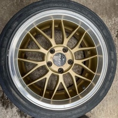 ブレスト　17インチ　5穴　114.3 オフセット38 