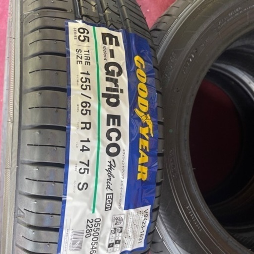 軽自動車用　グッドイヤー155/65R14新品４本❗️