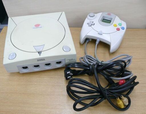 SEGA ドリームキャスト HKT-3000 本体 コントローラー付き ビジュアルメモリ ケーブル DC ゲーム機 通電OK 読み込み不可 ジャンク 札幌市手稲区