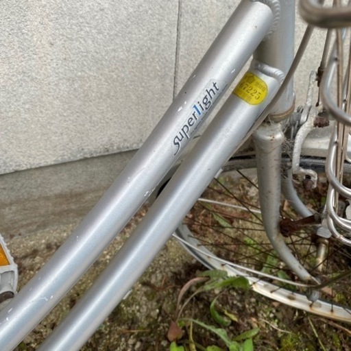 ブリジストン Superlight スーパーライト 自転車 シルバー