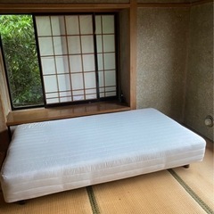無印良品 / セミダブルベッド脚付 / 美品定価4万円
