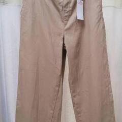 新品 ワイドパンツ チノパン Ｌサイズの画像