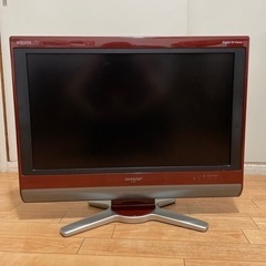 シャープAQUOS 液晶テレビ26型　亀山モデル