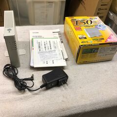 Corega(コレガ)150Mbps IEEE802.11n/g/b対応 無線LANルーター CG-WLRGNX 中古動作品の画像