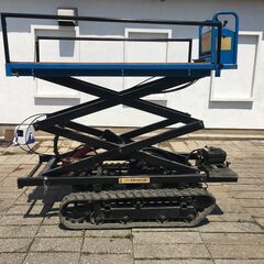 群馬県 サンワセル付き 高所作業車 ガソリンエンジン ゴムクロー...
