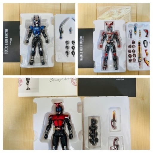 S.H.Figuarts 真骨彫製法　仮面ライダーカブト全種