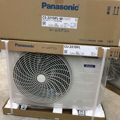 夏物SALE♪ 1点限り 激安!! パナソニック エアコン　CS-221DFL-W 6畳用 2.2Kw 2021年モデル 未使用品　Panasonic