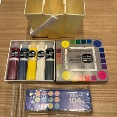 【お譲り先決まりました】【美品】絵の具セットの画像