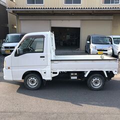 総額9.9万円★車検R5年11月★格安AC付軽トラ★平成15年式 スバル サンバートラック 4WD TB(TT2) 12.9万キロ 車検令和5年11月 ホワイトの画像