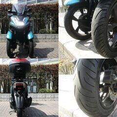★普通免許仕様トリシティ125ABS ワイドトレッド「6314km」現行SEC1J 純正op多数 ゆるキャン△リンちゃんカラー★東京/大田区【下取OK】の画像