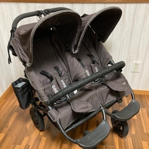 Airbuggy エアバギー ココダブル エスプレッソ 双子用ベビーカー