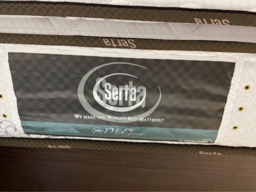ベッド売ります。(SERTA フレーム付き(引き出しあり)
