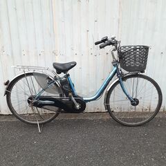 R4098電動アシスト自転車　2012年パナソニック　ViVi DX バッテリー、充電器、鍵1本付属　電動自転車の画像