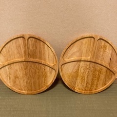 決まりました【無料】木製ランチプレート