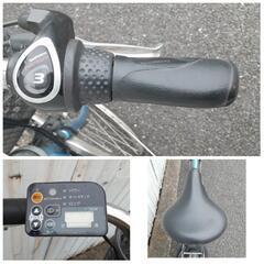 R4098電動アシスト自転車　2012年パナソニック　ViVi DX バッテリー、充電器、鍵1本付属　電動自転車の画像