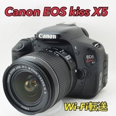 初心者向け●Wi-Fi転送●バリアングル液晶●キャノン EOS kiss X5 1カ月動作保証あり！ 安心のゆうパック代引き発送！ 送料、代引き手数料無料！