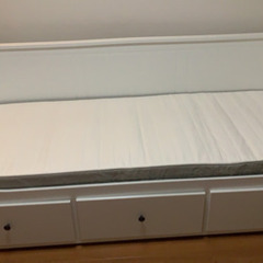 【美品】★IKEA HEMNES ヘムネス ベッド ★マットレス...