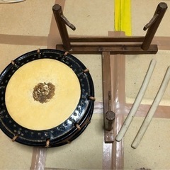 【取引が成立しました】中古和太鼓　結構良い音出ますよ。の画像