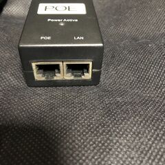 POE電源　POEインジェクタ　イーサネットアダプタ 48V 0.4A 中古美品の画像