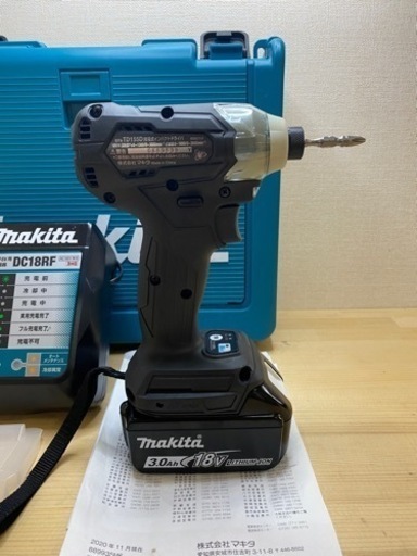 新品　マキタ　TD155D 18V  インパクトドライバ　セット