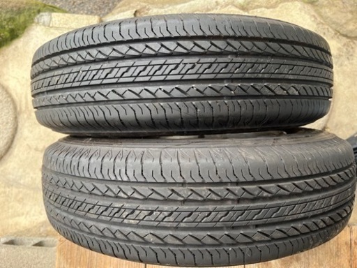 バリ山 175/80R15 三菱純正ブリヂストン DUELER H/４本セット