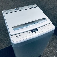 ⑤ET393番⭐️7.5kg⭐️Hisense 電気洗濯機⭐️2018年式