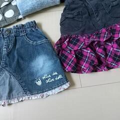 女の子服110、120cm☆スカート綺麗の画像