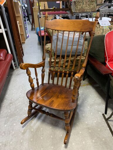 ◎飛騨家具　ロッキングチェア　少々キズ有　ゆらゆらしながらリラックス◎