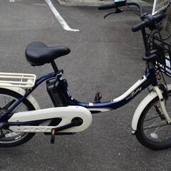 値下げ　ヤマハ電動自転車　PAS　バッテリー新品に交換　小柄な方に最適　タイヤ20インチの画像