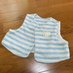 ベビーベスト ★ ふわふわくまちゃん  50〜70sizeの画像