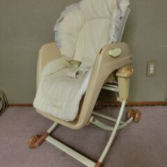 ■ KATOJI 中古 ハイローラック 手動 ベージュ ゆりかご ベビーベッド 系■　■連絡続かない方や無視する方の問い合わせは来てますの画像