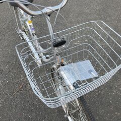 札幌市◆シティサイクル 自転車 / 27型 /6段変速■ フロント バスケット 付き / カゴ ママチャリの画像