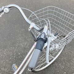 札幌市◆シティサイクル 自転車 / 27型 /6段変速■ フロント バスケット 付き / カゴ ママチャリの画像