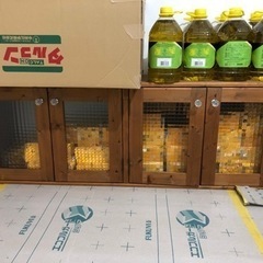 無料）キッチンボード　木製　ビンテージ風
